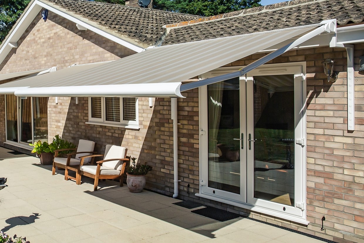 Tortola Motorised Retractable Patio Awning - Caribbean Blinds