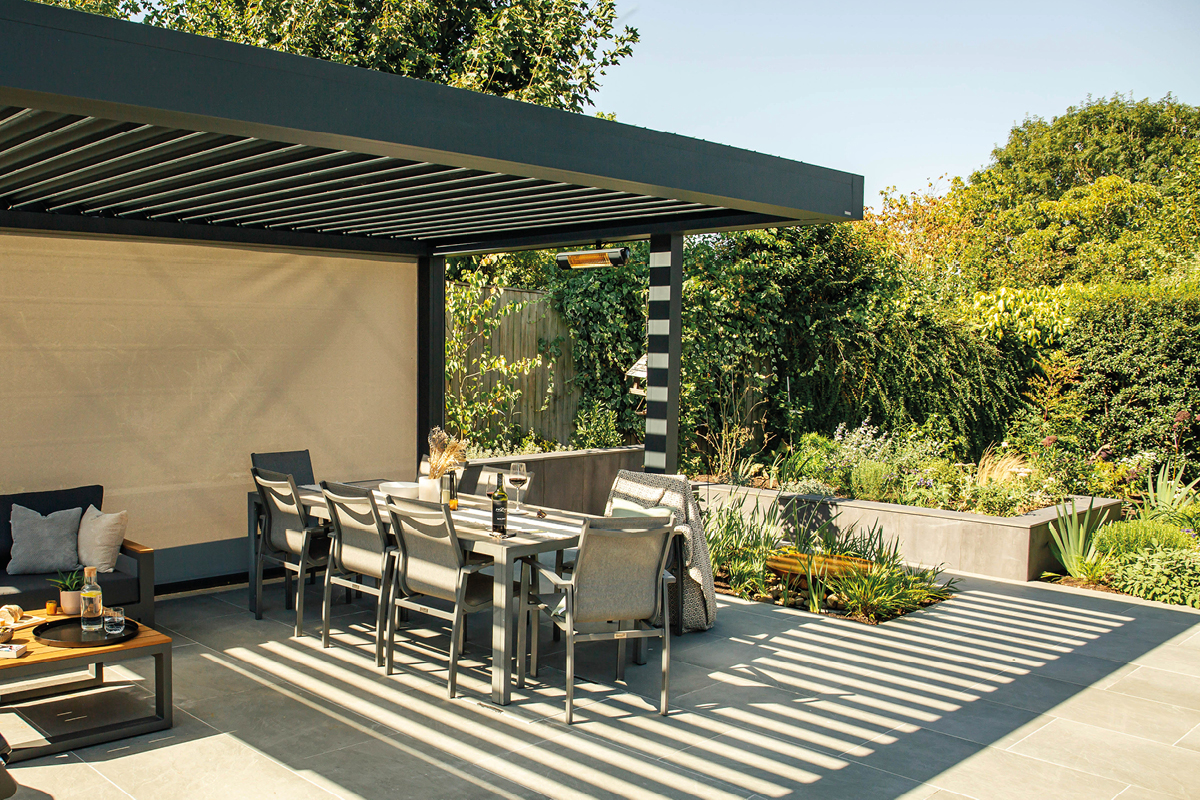 The Outdoor Living Pod™ or Conservatories - Caribbean Blinds